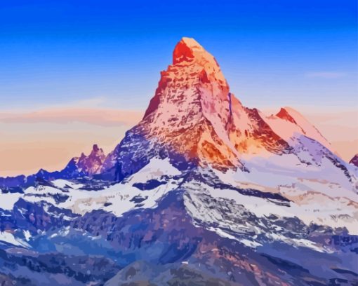 Zermatt Mountain Diamond Painting