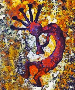 Abstract Kokopelli Diamond Painting