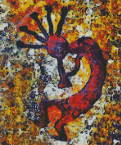 Abstract Kokopelli Diamond Painting