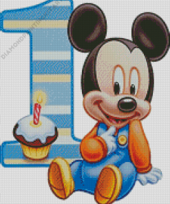 Baby Mickey Diamond Painting