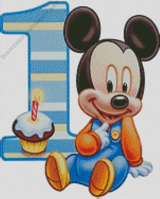 Baby Mickey Diamond Painting