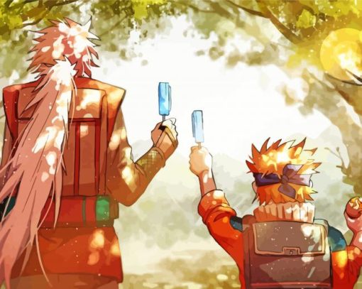 Naruto And Jiraiya Diamond Painting