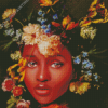 Afro Flowers Diamond Painting