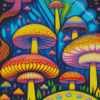 Psychedelic Mushroom Diamond Painting