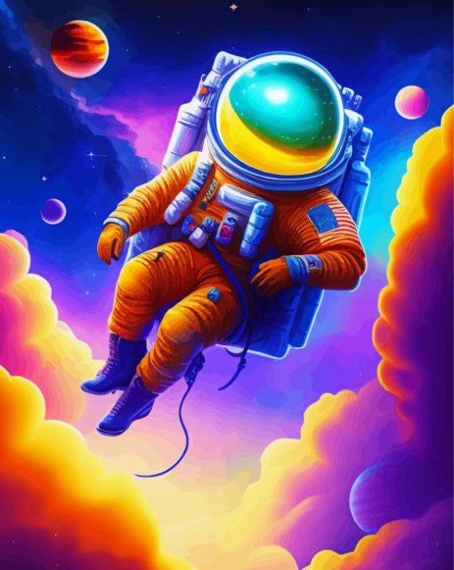 Aestheticy Astronaut Diamond Painting