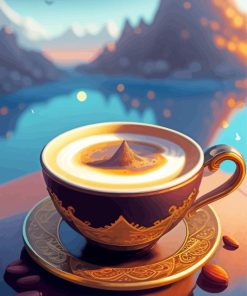 Autumn Coffee Diamond Painting