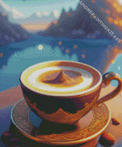 Autumn Coffee Diamond Painting