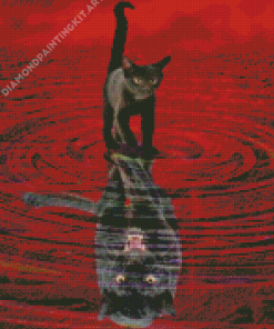 Black Kitten Diamond Painting