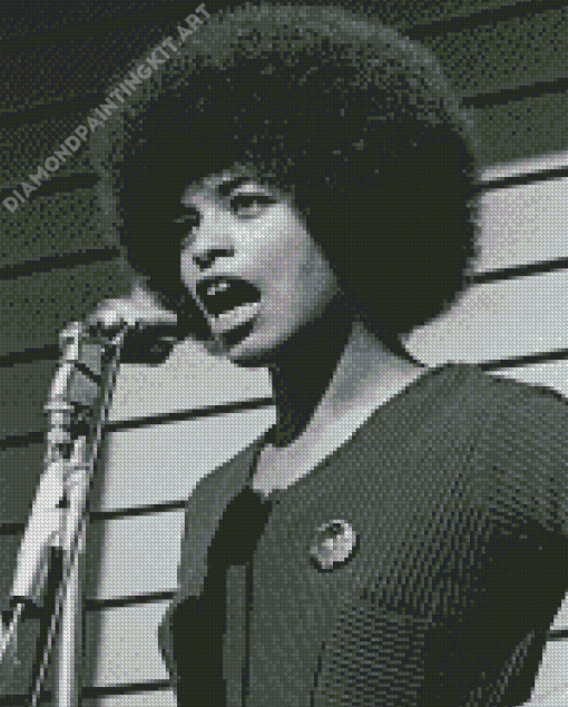 Angela Davis Diamond Painting