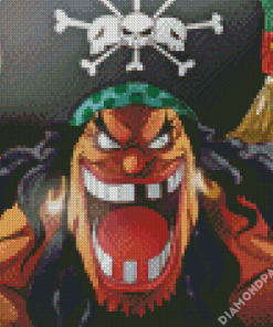 Black Beard Diamond Painting