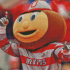 Brutus Buckeye Diamond Painting