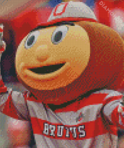 Brutus Buckeye Diamond Painting