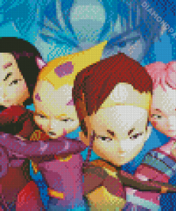 Code Lyoko Diamond Painting