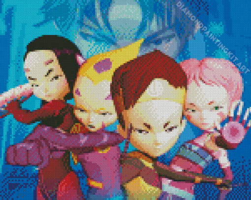 Code Lyoko Diamond Painting