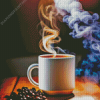 Coffee Smoke Diamond Painting