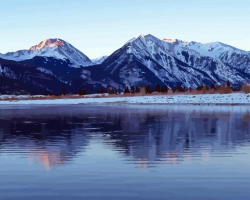 Colorado Mountains Diamond Painting