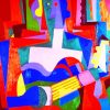 Cubism Guitarist Diamond Painting