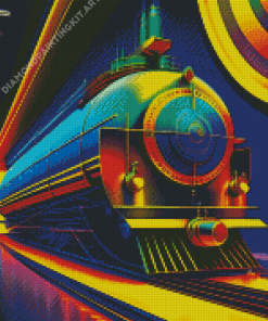 Vintage Train Diamond Painting