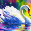 Colorful Swan Diamond Painting