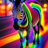 Colorful Zebra Diamond Painting