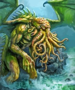 Cool Cthulhu Diamond Painting