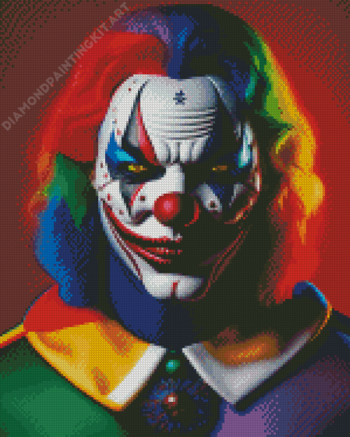 Scary Clown Diamond Painting