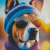 Dog Glasses Diamond Painting