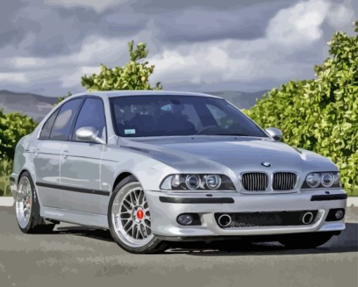 E39 Car Diamond Painting