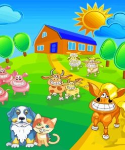 Farm Animals Diamond Painting