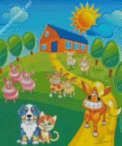 Farm Animals Diamond Painting