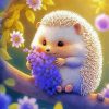 Hedgeho Animal Diamond Painting