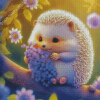 Hedgeho Animal Diamond Painting