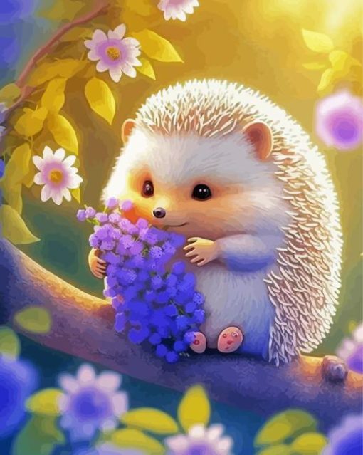 Hedgeho Animal Diamond Painting