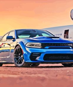 Hellcat Srt By Plane Diamond Painting