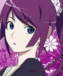 Hitagi Senjougahara Diamond Painting