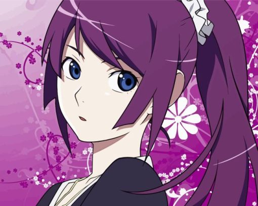 Hitagi Senjougahara Diamond Painting