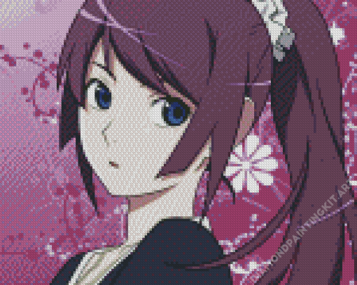 Hitagi Senjougahara Diamond Painting