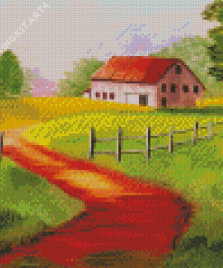 House Near Field Diamond Painting