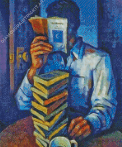 Coffee And Books Diamond Painting