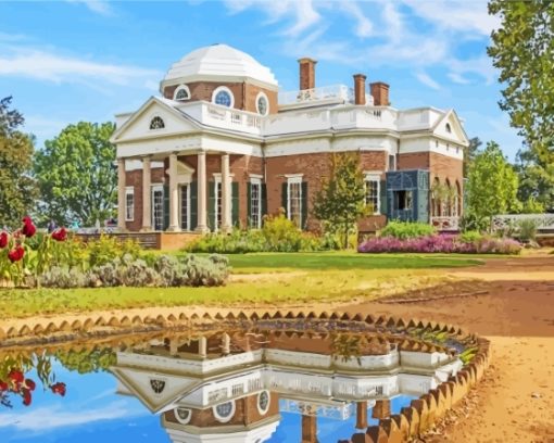 Monticello House Diamond Painting