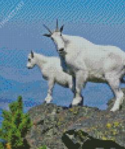 Mountain Goat Diamond Painting