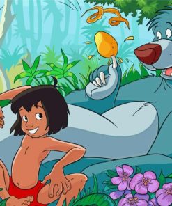 Mowgli And Baloo Diamond Painting