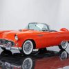 Orange Ford Thunderbird Diamond Painting