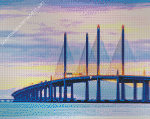 Penang Bridge Diamond Painting