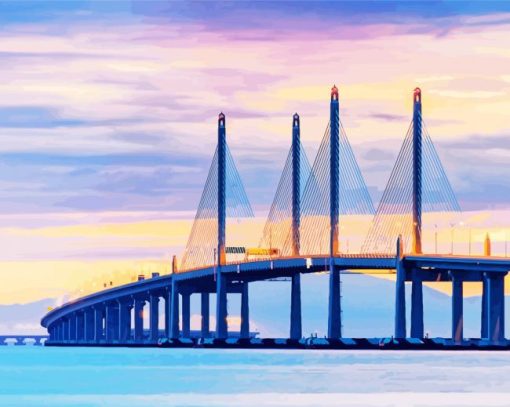 Penang Bridge Diamond Painting