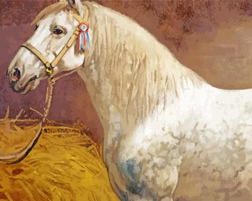 Percheron Horse Diamond Painting