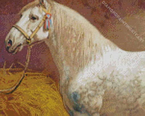 Percheron Horse Diamond Painting