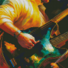 Playing Guitar Diamond Painting