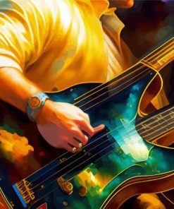 Playing Guitar Diamond Painting