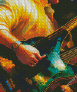 Playing Guitar Diamond Painting